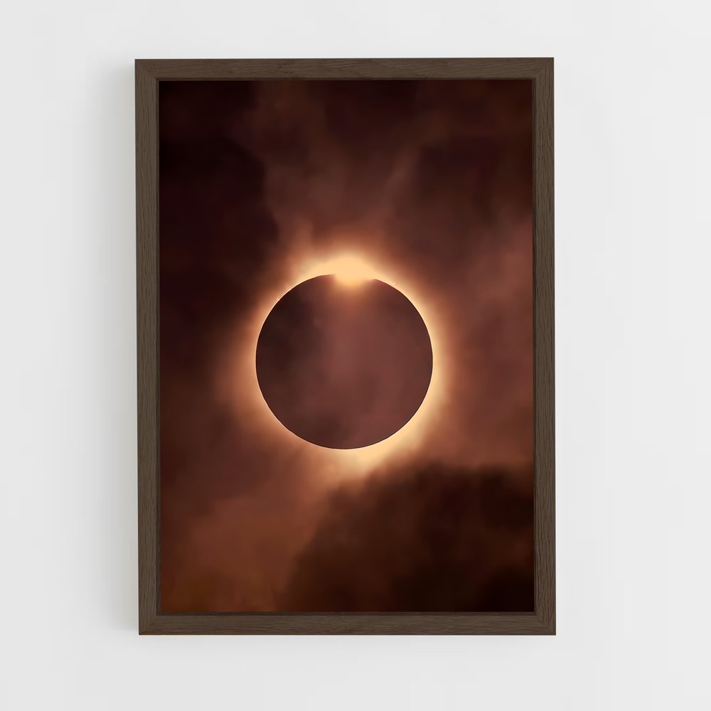 Poster Éclipse Totale – affiche Univers (vue 5)